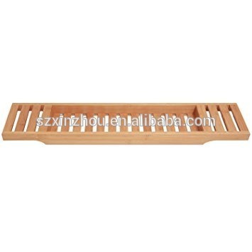 Royal Craft Luxury  Bamboo Wood Extendable Bathtub Caddy Tray