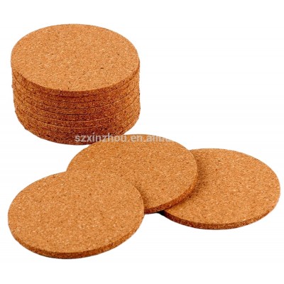 Round Hot Pads Cork  Drink Coasters