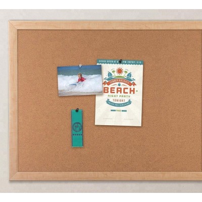 Office Notice Multiuse Blank Cork Bulletin Advertising Board