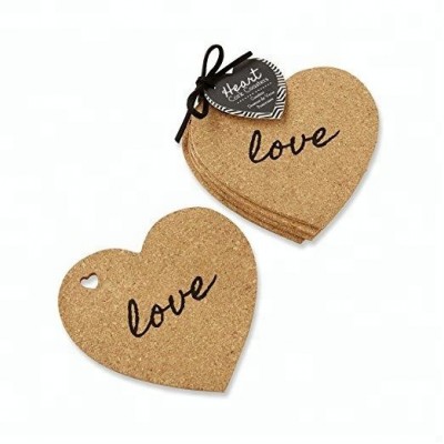 Kate Aspen Heart Cork Coasters