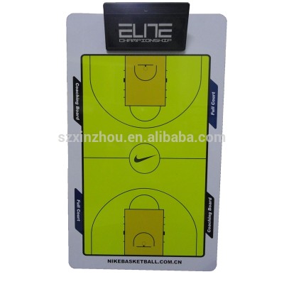 Coaches Marker Boards Basketball Clipboard, PVC Dry-Erase Double Sided Coaching Board Basketball Tactical Board