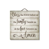 Wood Graphics 12" Inspirational Sign Family Wall Decor